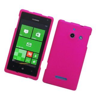 Pink Hard Cover Case for Huawei W1 H883G Windows Phone Straight Talk Cell Phones & Accessories
