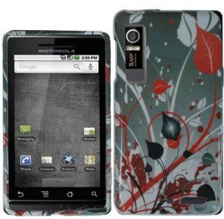 Red Burst Hard Case Cover for Motorola Milestone 3 XT883 Cell Phones & Accessories