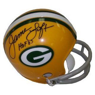 James Lofton signed Green Bay Packers TB 2bar Mini Helmet HOF 03 Sports Collectibles