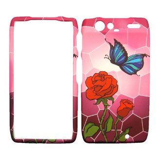 Motorola Droid RAZR XT912 Mosaic Rose and Butterfly Protector Faceplate Health & Personal Care