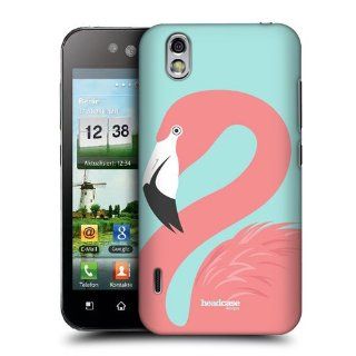 Head Case Designs Pink Fashion Flamingos Hard Back Case Cover For LG Optimus Black P970 Cell Phones & Accessories
