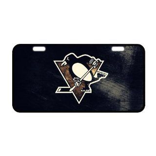NHL Pittsburgh Penguins Metal License Plate Frame LP 914  Sports Fan License Plate Frames  Sports & Outdoors