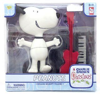Peanuts A Charlie Brown Christmas Series Deluxe Snoopy Figure (Dancing Snoopy) Toys & Games