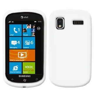 Cbus Wireless White Silicone Case / Skin / Cover for Samsung Focus / SGH I917 Cell Phones & Accessories