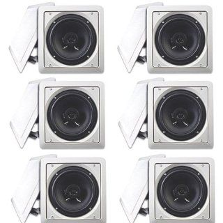 Acoustic Audio LC265i In Wall/Ceiling Speaker 6 Pair Pack 3000W Theater Surround Sound New LC265i 6Pr Electronics