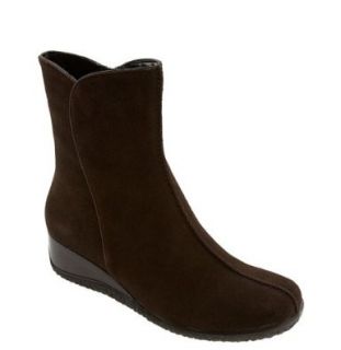 Sudini Womens 'Juneau' Suede Short Boot (10.5M Brown) Shoes