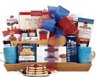 Wine Country Gift Baskets Breakfast for Two  Gourmet Chocolate Gifts  Grocery & Gourmet Food