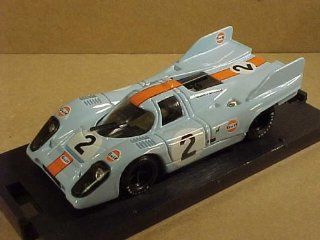 BRUMM 1/43 Scale Prefinished Fully Detailed Diecast Model, Porsche 917, Winner '71 1000 KM Monza, Wyer Gulf, #2, Rodriguez & Olivier R221 UPD04 Toys & Games