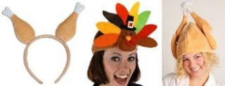 Fun Thanksgiving Turkey Hats 3 Pack Clothing