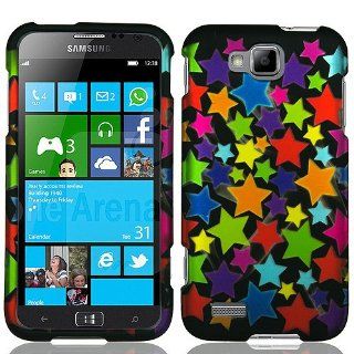 Rainbow Star Hard Cover Case for Samsung ATIV S SGH T899 SGH T899M Cell Phones & Accessories