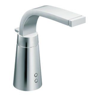 Moen S899 Destiny Hands Free High Arc Bathroom Faucet, Chrome   Touchless Bathroom Sink Faucets  