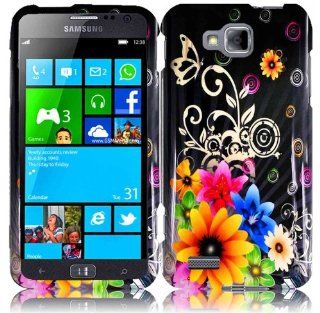 For Samsung ATIV Odyssey T899m Hard Design Cover Case Chromatic Flower Accessory Cell Phones & Accessories