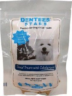 "DermaPet" Dentees Stars (4oz)  Pet Dental Care Supplies 