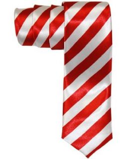 Outer Rebel Fashion Tie  Red & White Stripe at  Men�s Clothing store