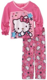 Hello Kitty Girls Stars Pajama Set, Multi, 4 Clothing