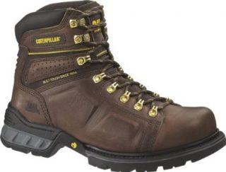 Caterpillar Mens Endure 6  Inch Leather Boots Shoes