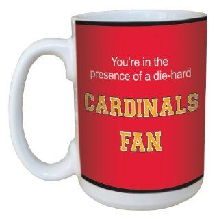 Tree Free Greetings lm44471 Cardinals College Football Fan Ceramic Mug with Full Sized Handle, 15 Ounce Kitchen & Dining