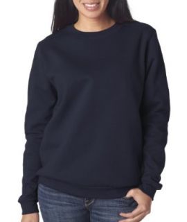 ANVIL Ladies' Fashion Crew Neck Sweatshirt 71000FL  Athletic Sweatshirts  Clothing