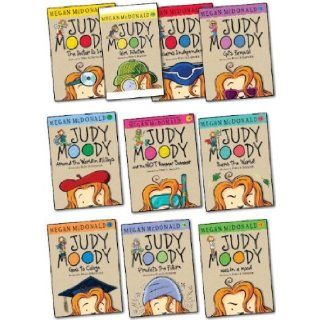 Judy Moody 10 Books Collection By Megan Mcdonald Pack Set (Gets Famous, Saves the World, Predicts the Future, The Doctor Is In, Declares Independence, Around the World in 8 1/2 Days, Goes to College, Judy Moody, Girl Detective, and the Not Bummer Summe