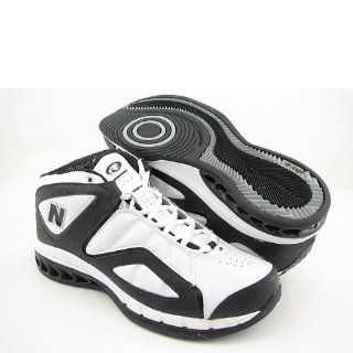 New Balance Men's BB904 Basketball Shoe,White/Black,9 B Sports & Outdoors
