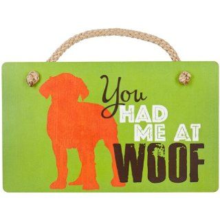 Highland Graphics   Goldendoodle You Had Me at Woof Wall Plaque   Decorative Plaques