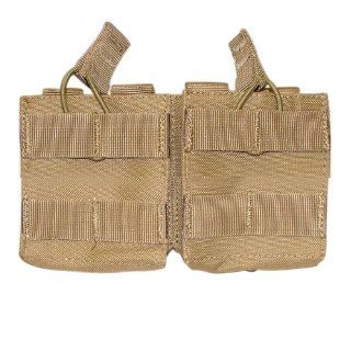Double M 14 / G3 / SCAR H Open Top Dual Magazine Pouch   Coyote Tan  Gun Ammunition And Magazine Pouches  Sports & Outdoors