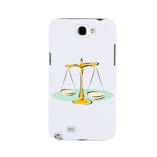 SudysAccessories Libra Samsung Galaxy Note 2 Case Note II Case N7100   SoftShell Full Plastic Snap On Graphic Case Cell Phones & Accessories