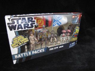 Star Wars 2012 Clone Wars Exclusive Battle Pack Mos Espa Arena C3P0, Anakin Skywalker, Sebulba Pit Droid Toys & Games