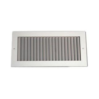 Shoemaker 906 24X8 24"x8" Aluminum Airfoil Blade Grille   White   Heating Grilles  