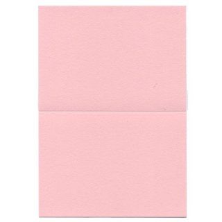 3 1/2 x 4 7/8 (fits inside a 4 Bar envelope) Baby Pink Base Blank Foldover Cards  500 per pack  Paper Stationery 