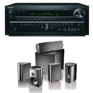 Onkyo TX NR929 9.2 Channel 4K Network A/V Receiver Plus A Definitive Technology Pro Cinema 800 Home Theater Speaker System Electronics
