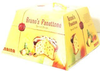 Bruno's PANETTONE Traditional ITALIAN Golden Dome Fruit Cake Net Wt 908 g (2 Lb)  Madi Panettone  Grocery & Gourmet Food