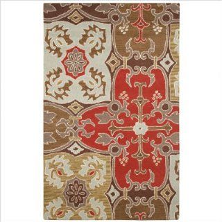 Rizzy Rugs CT 909 Country Red / Beige Bubblerary Rug Size 3' x 5'  Nursery Rugs  Baby