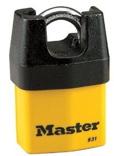 Master Lock 931DPF Covered Laminated Steel Pin Tumbler Padlock, 2 1/8 inch    