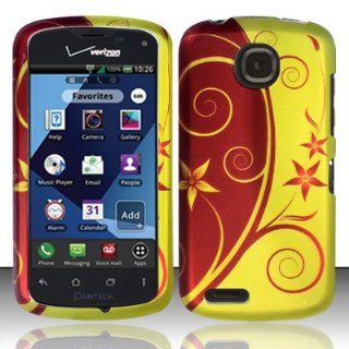 For Pantech Marauder ADR910L Hard Design Cover Case Elegant Swirl Cell Phones & Accessories