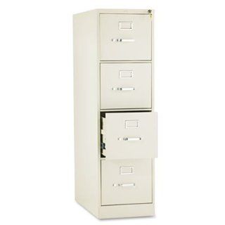 310 Series Four Drawer, Full Suspension File, Letter, 26 1/2d, Putty by HON (Catalog Category Furniture & Accessories / File Cabinets)  Vertical File Cabinets 