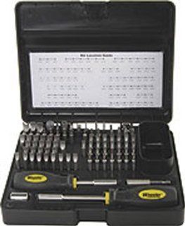 New Wheeler 89 Piece Deluxe Gunsmithing Kit Screwdriver Set S2 Tool Steel 54 Hollow Ground Flat Bits  Gunsmithing Tools And Accessories  Sports & Outdoors