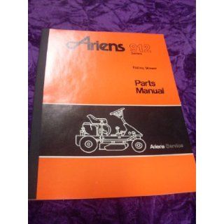 Ariens 912 Series Riding Mower OEM Parts Manual Ariens 912 Books