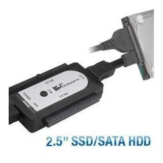Kingwin USB 2.0 to SATA and IDE Adapter for 2.5 Inches and 3.5 Inches Hard Drive with One Touch Back Up Electronics