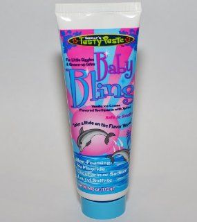 Baby Bling   Vanilla Ice Creme Flavored Toothpaste Health & Personal Care
