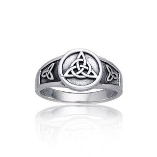 Bling Jewelry Sterling Silver Triquetra Celtic Knot Ring Jewelry