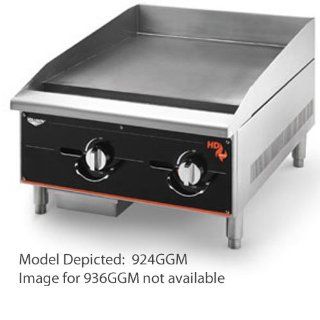 Vollrath 936GGM Stainless Cayenne Series Steel Heavy Duty Flat Top Griddle, 36 Inch Kitchen & Dining