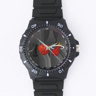 Custom Miami Heat Watches Black Plastic High Quality Watch WXW 913 Watches