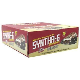 BSN Syntha 6 Decadence Cookies and Cream    12 Bars Health & Personal Care