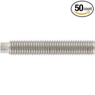 (50pcs) Metric DIN 915 M8X20 Dog Point Socket Set Screw Stainless Steel A2 Ships Free in USA 