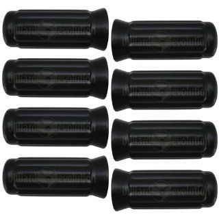 8 Black Ribbed Rubber Foosball Handles  Foosball Accessories  Sports & Outdoors