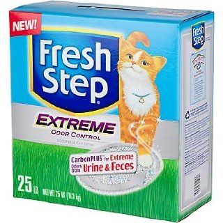 Fresh Step Extreme Odor Control Scoopable Clumping Cat Litter, 42 lbs.  Pet Litter 