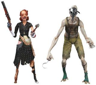 NECA Bioshock 2 "Crawler and Lady Splicer" Action Figure (2 Pack), 7" Toys & Games