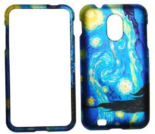 IMAGITOUCH(TM) 2 Item Combo For SAMSUNG Epic Touch 4G D710 Galaxy S2 (Sprint) Hard Case Cover Van Gogh's Starry Night Arts Painting (Pry Tool, Phone Cover) Cell Phones & Accessories