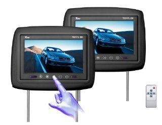 Tview T921PL BK 9 Inch Monitor Built in Car Headrest (Black)  Vehicle Headrest Video 